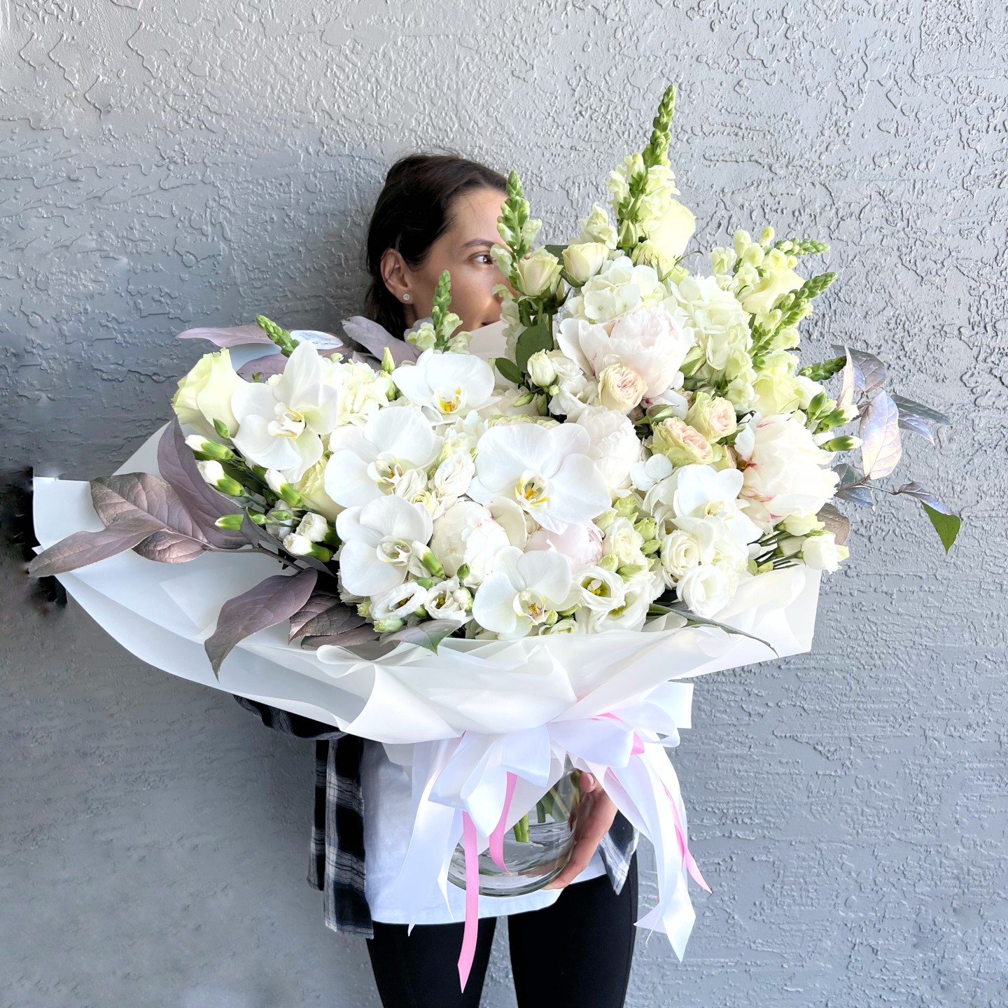 White Dream Hand Tied Bouquet