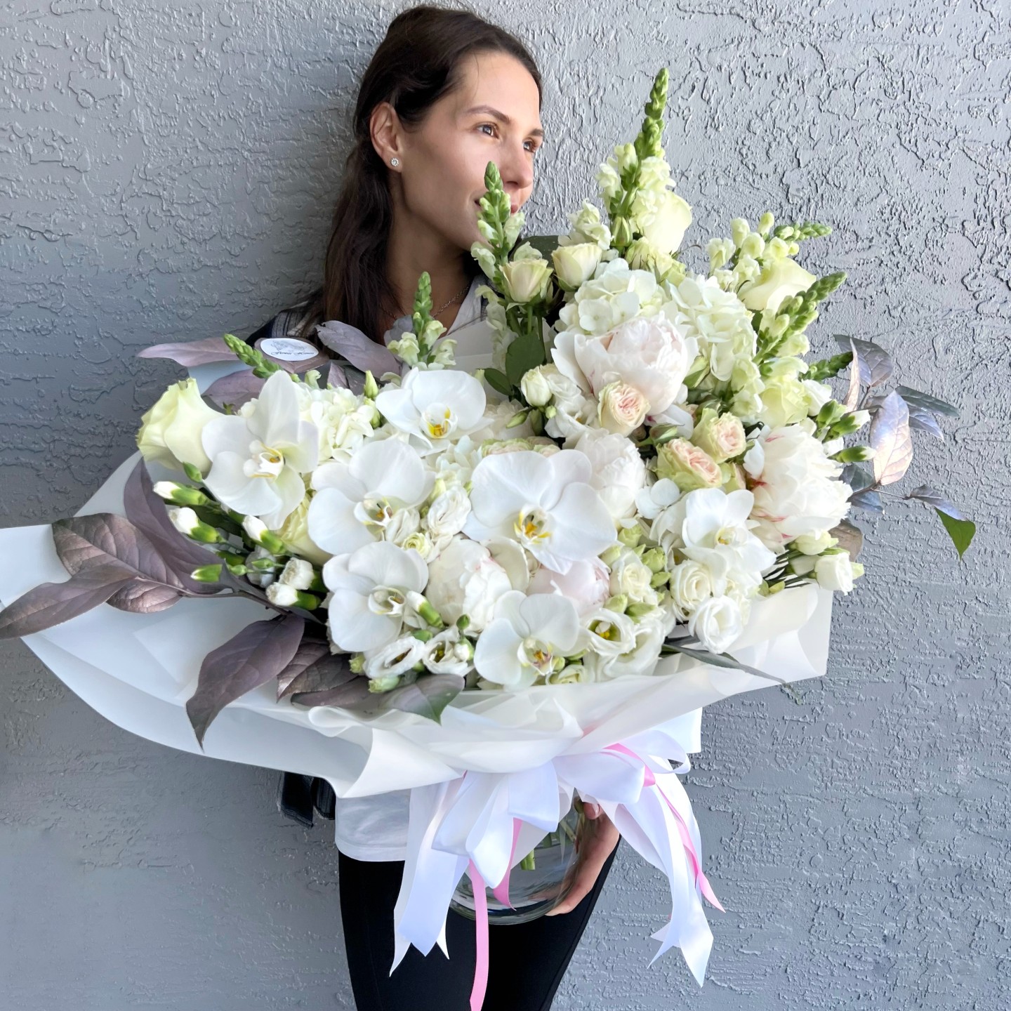 White Dream Hand Tied Bouquet