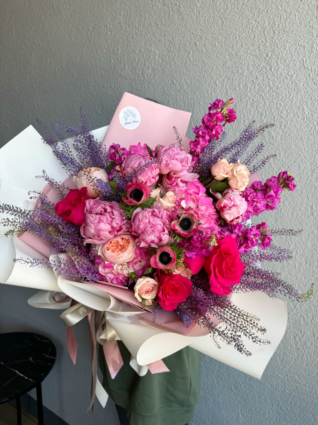 Rosie Fresh Hand Tied Flower Bouquet