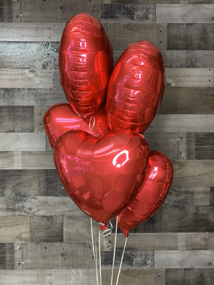 Falling in Love Heart Balloon Bouquet Set