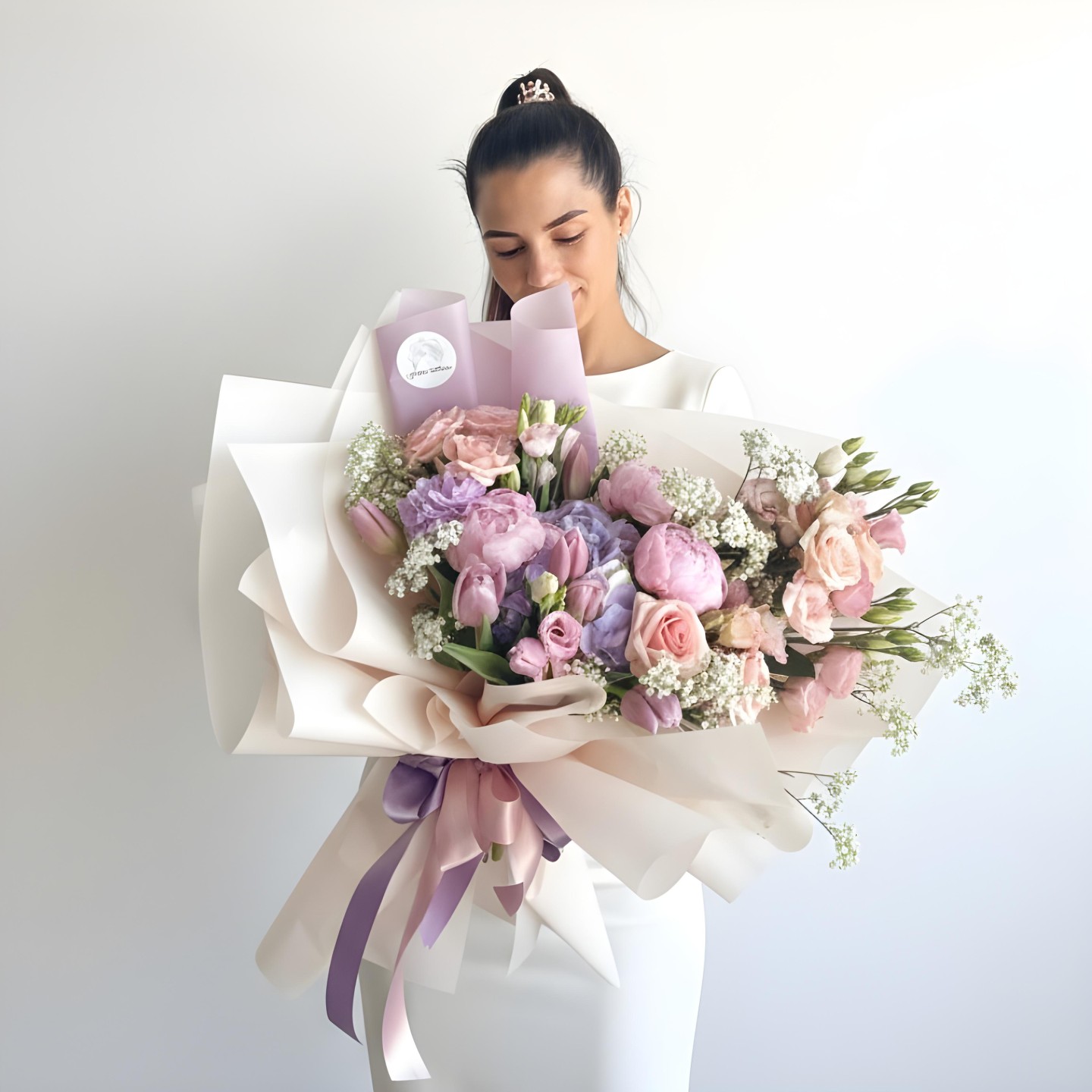 Ophelia Hand Tied Flower Bouquet