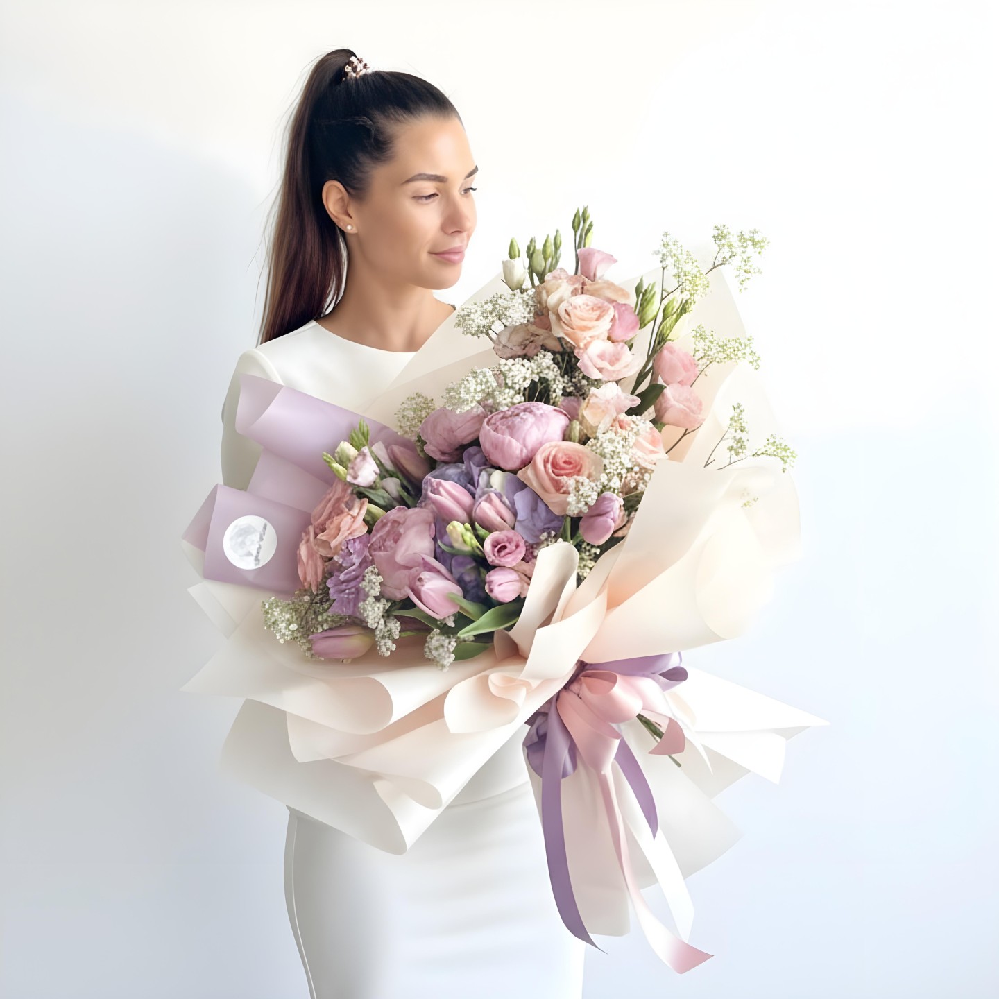 Ophelia Hand Tied Flower Bouquet