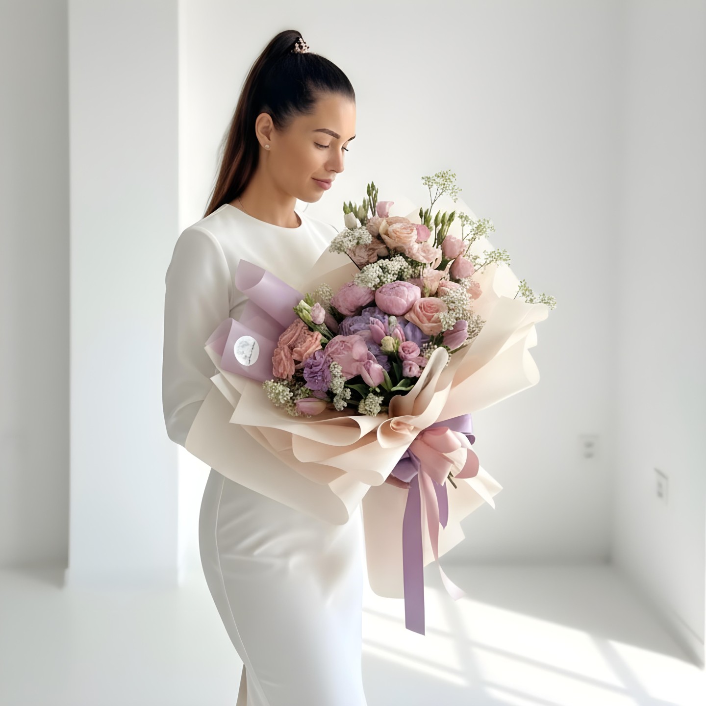 Ophelia Hand Tied Flower Bouquet