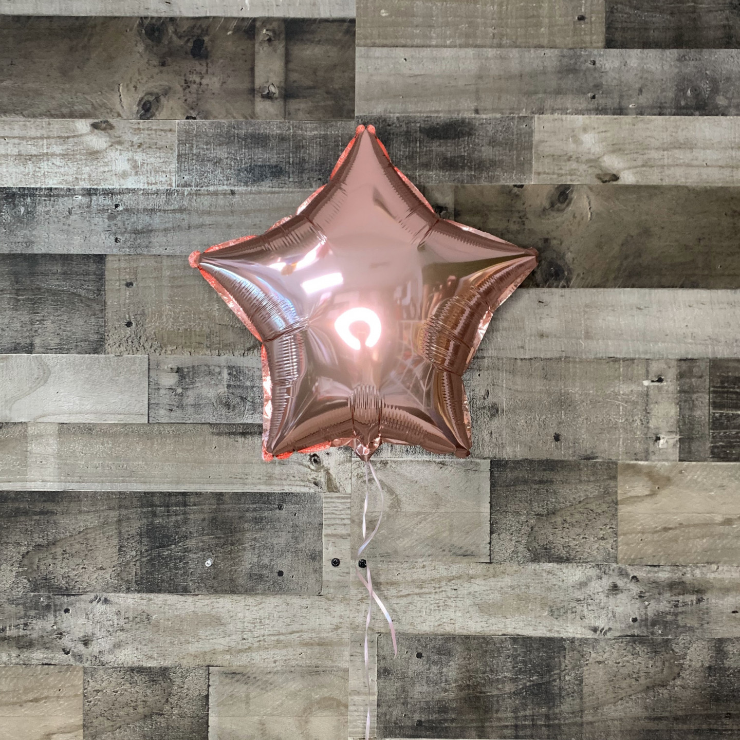 Rose Gold Star Balloon 16"