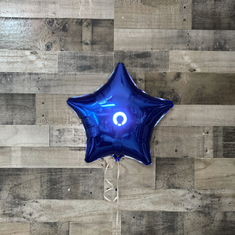 Blue Star Balloon 16"