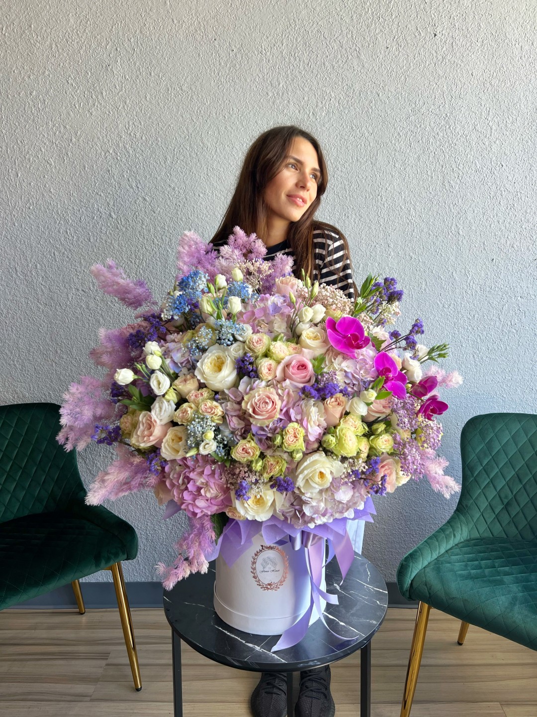 Lavender Deme Flower Box Lavender Deme Flower Box