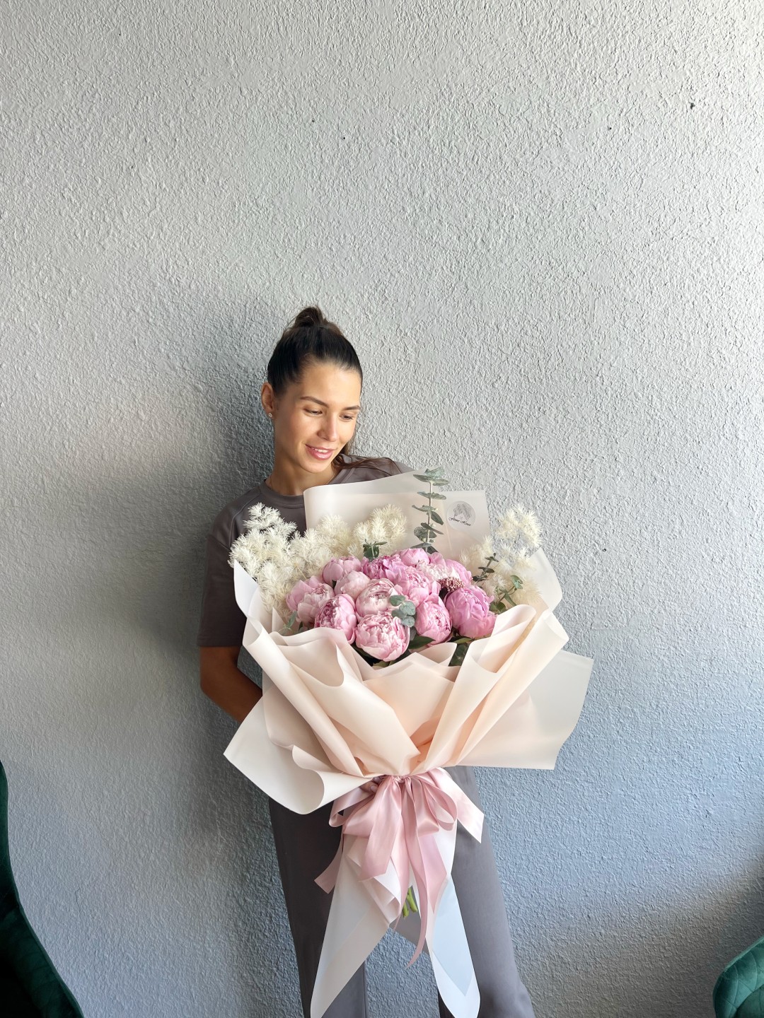 Peony Joy Hand-Tied Bouquet Peony Joy Hand-Tied Bouquet