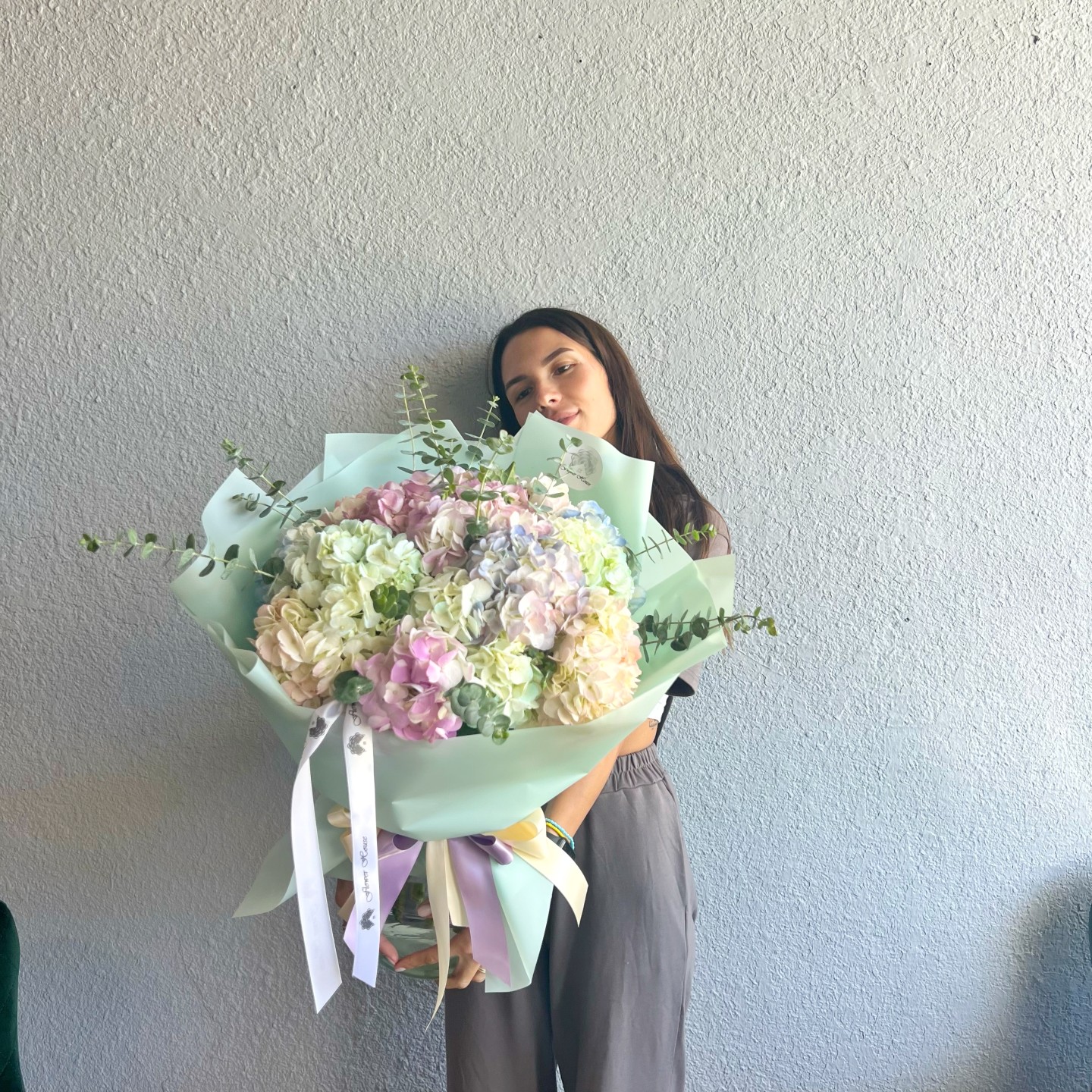 Tender Hand-Tied Hydrangea Bouquet