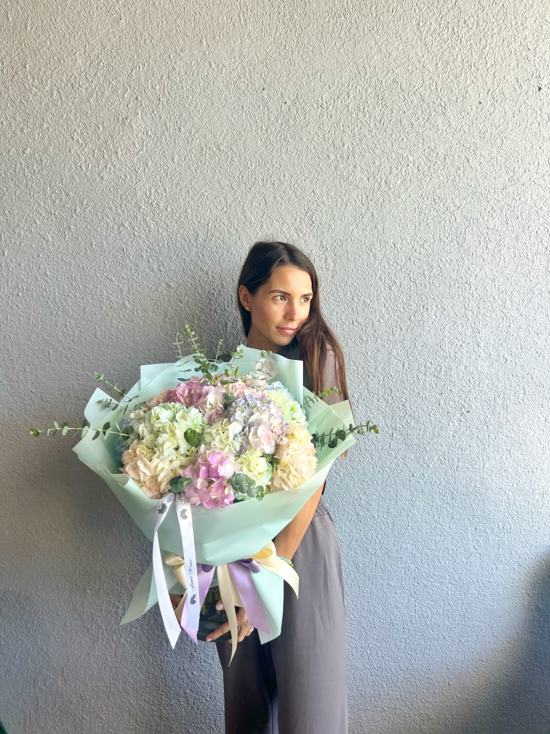 Tender Hand-Tied Hydrangea Bouquet