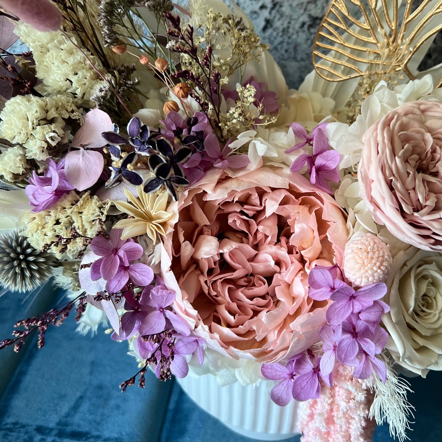 MILA collection Preserved Peony in vase MILA collection Preserved Peony in vase