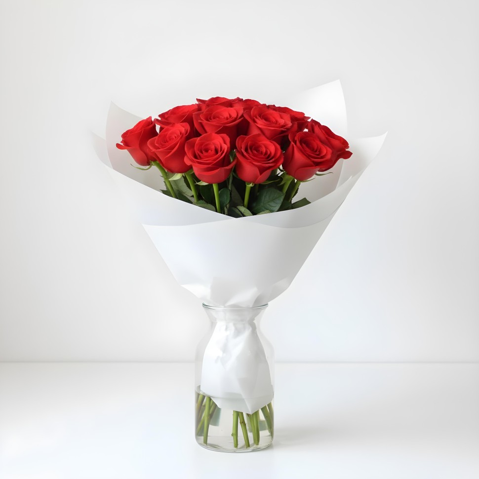 18 Red Roses Red Roses Bouquet (12–48 Stems)