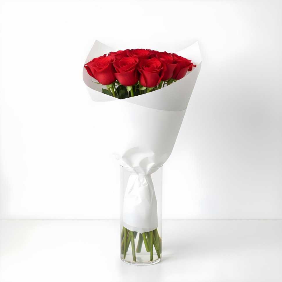 12 Red Roses Red Roses Bouquet (12–48 Stems)