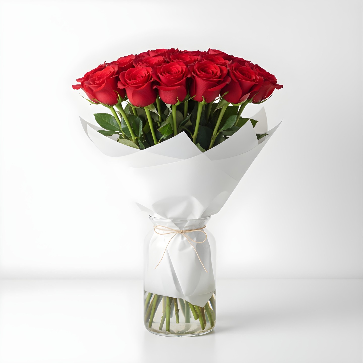 Red Roses Bouquet (12–48 Stems)