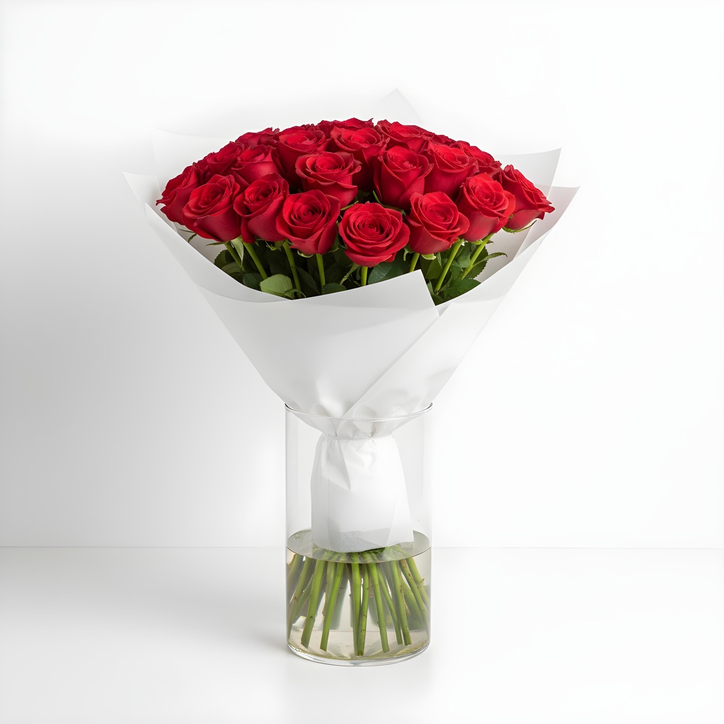 Red Roses Bouquet (12–48 Stems)