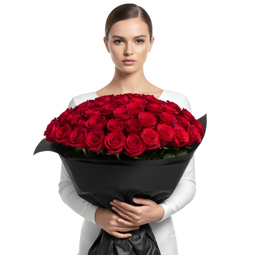Red Roses Bouquet (12–48 Stems)