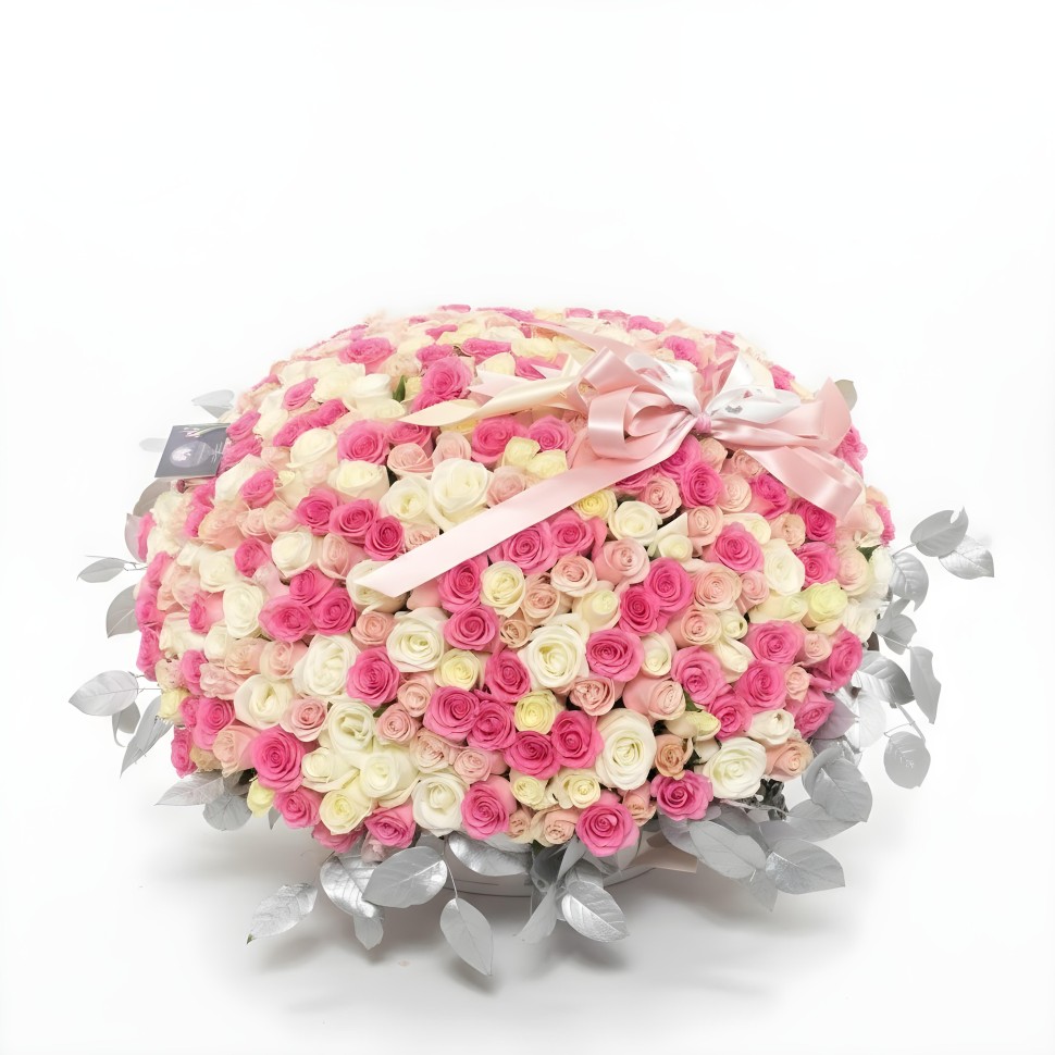 300 Roses Flower Basket 300 Roses Flower Basket