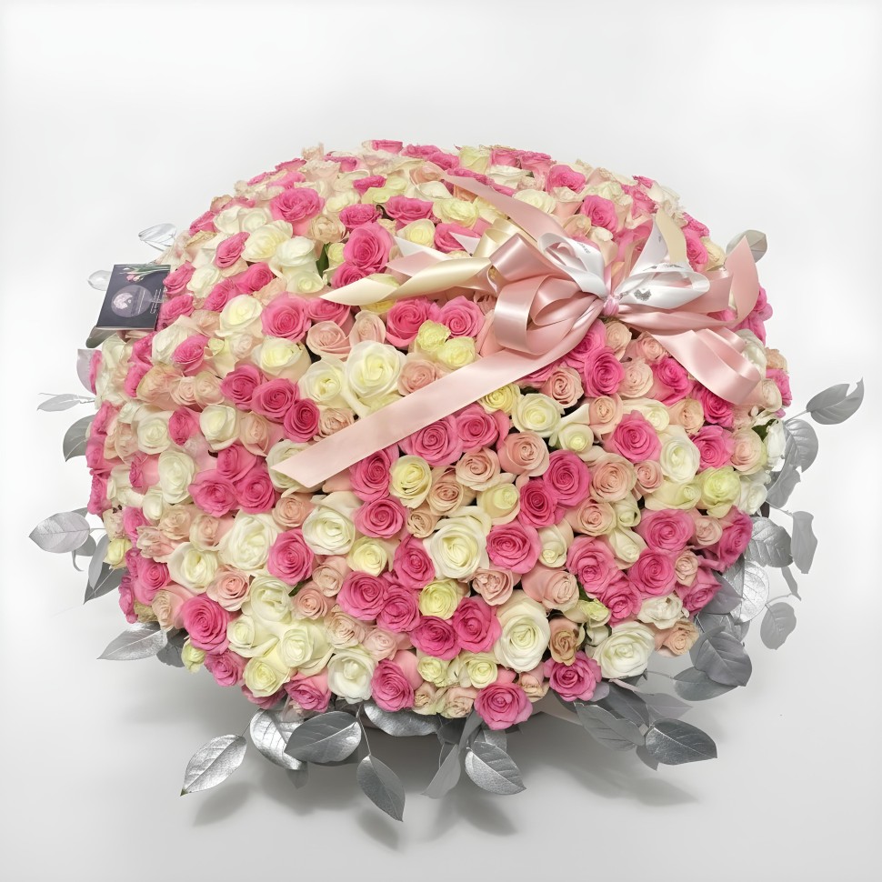 300 Roses Flower Basket 300 Roses Flower Basket