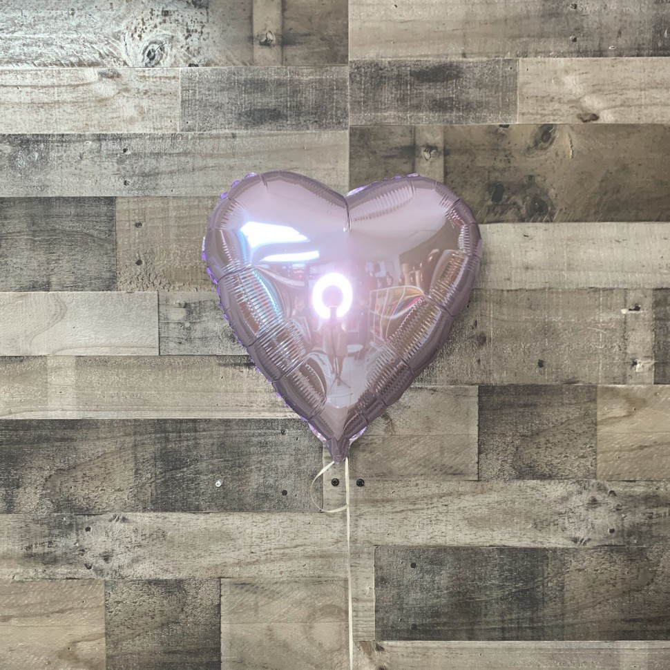 Lavender Heart Balloon 16"