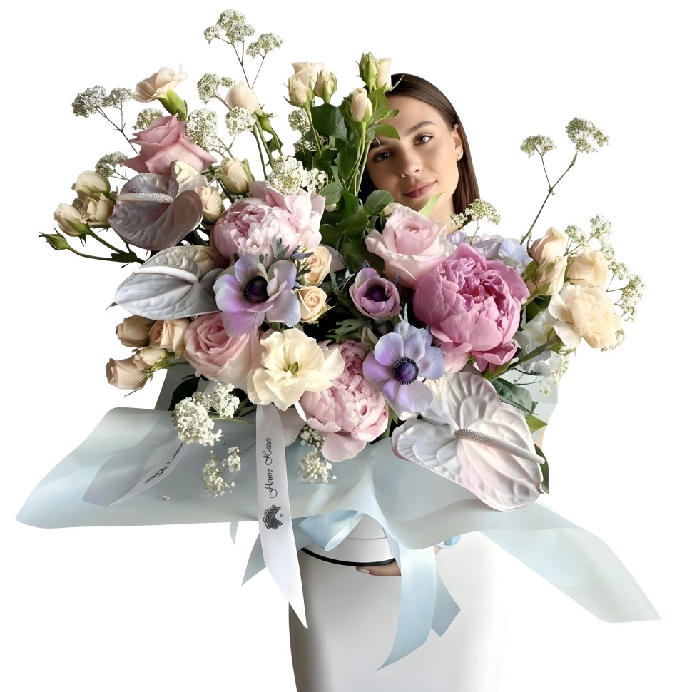 Alora Fresh Flower Box (Roses, Spray Roses, Garden Roses, Peony,