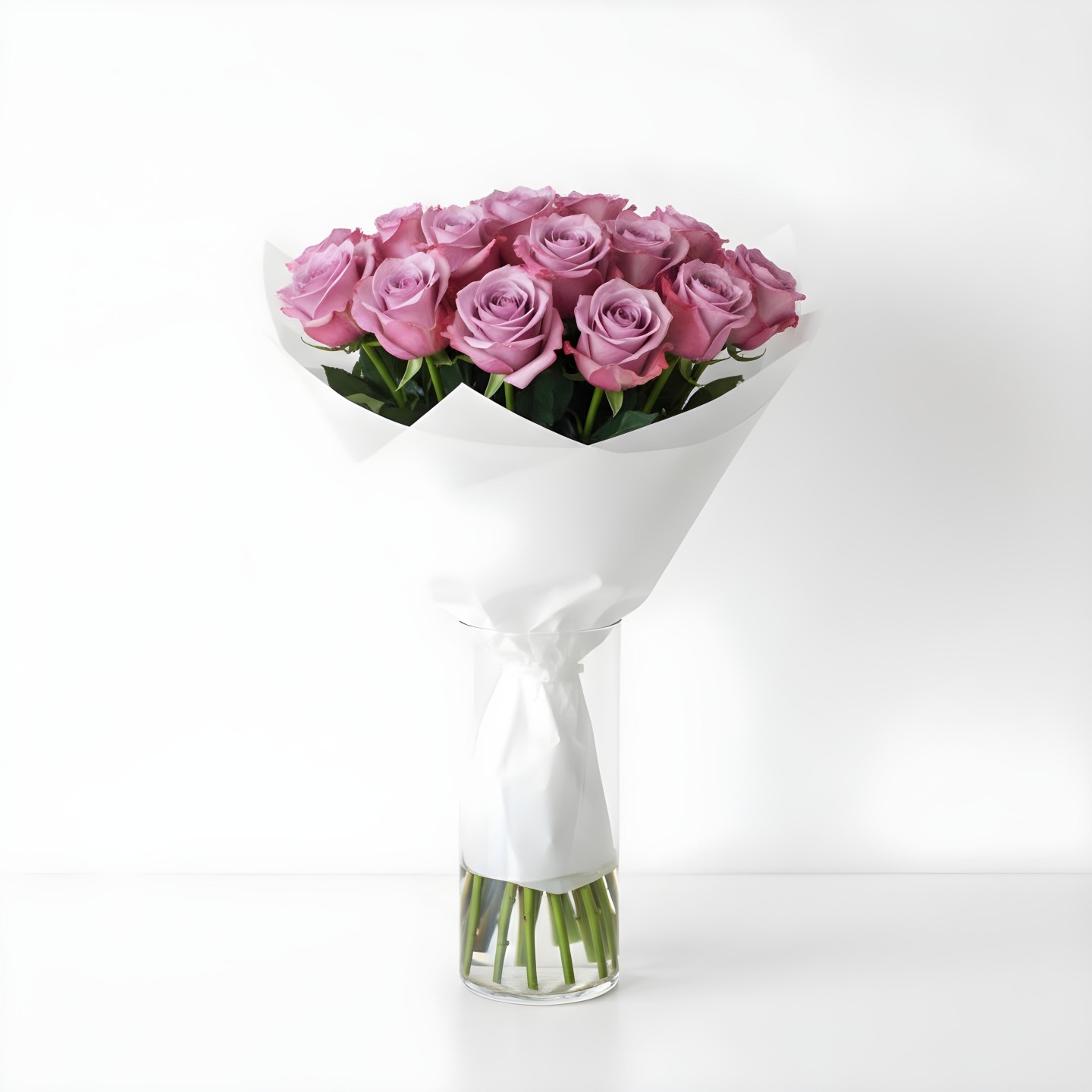 Purple Roses Bouquet (12–48 Stems)