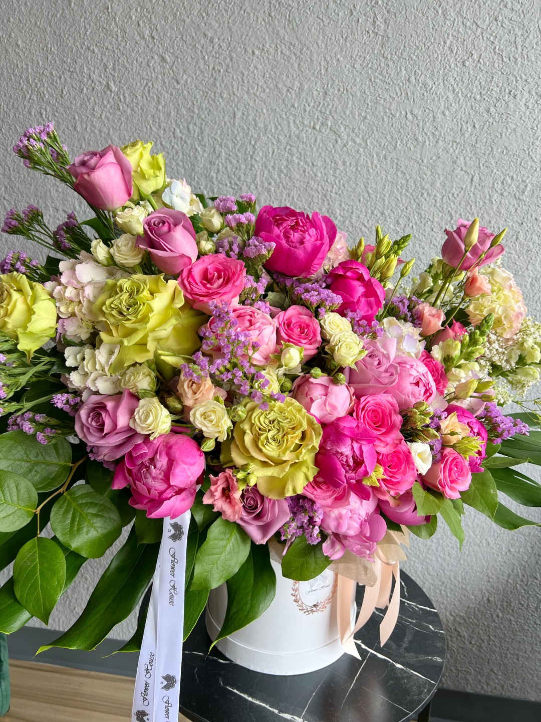 Hot Pink Leila Flower Box Hot Pink Leila Flower Box