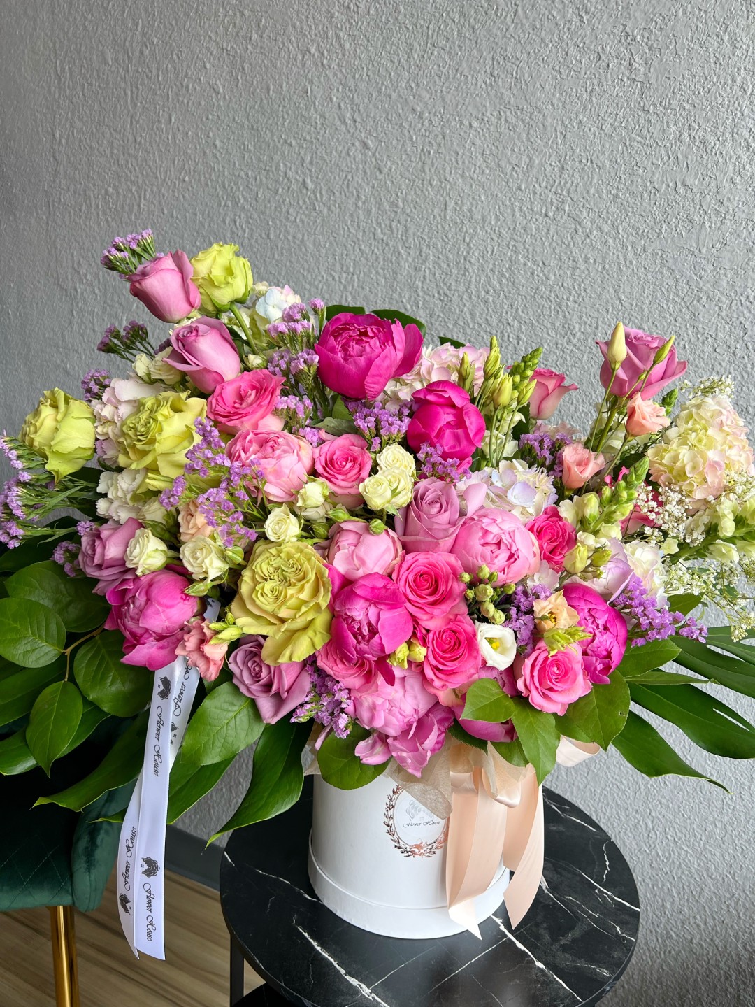 Hot Pink Leila Flower Box Hot Pink Leila Flower Box