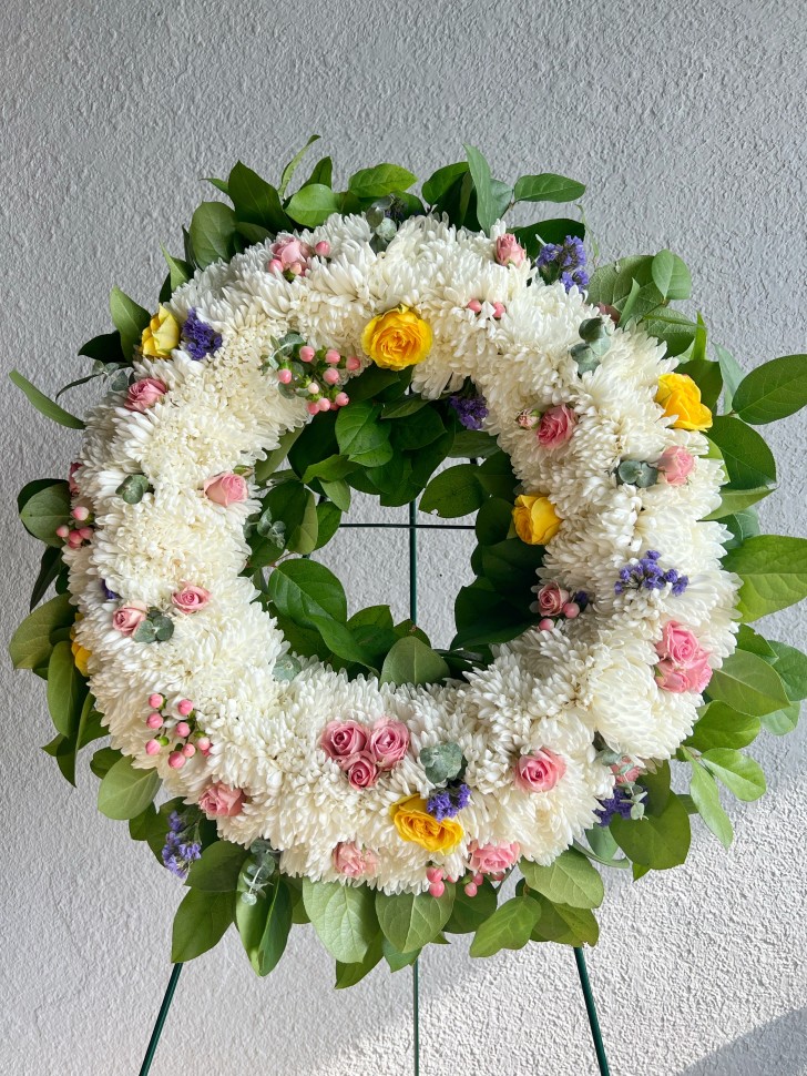 18" Funeral Wreath Stand