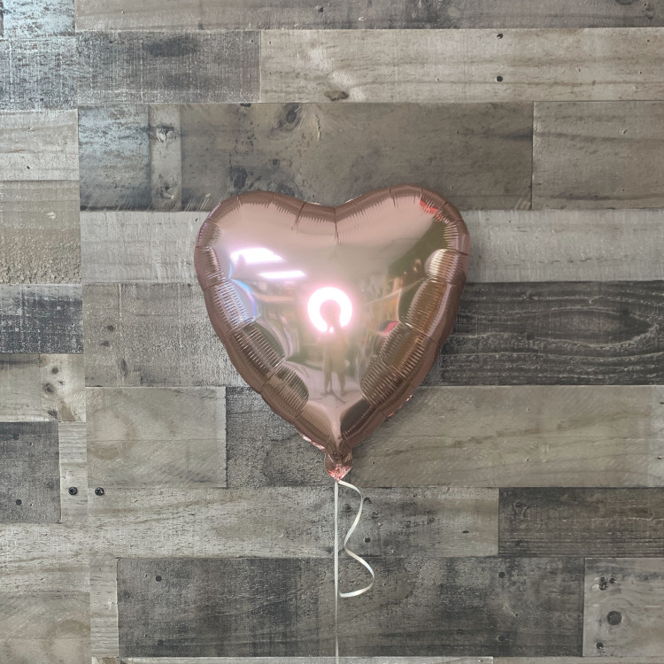 Rose Gold Heart Balloon 16"