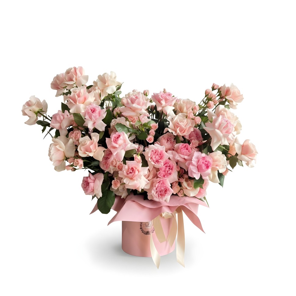 Heaven Fresh Flower Box (Roses, Spray Roses, Garden Roses) Heaven Fresh Flower Box (Roses, Spray Roses, Garden Roses)