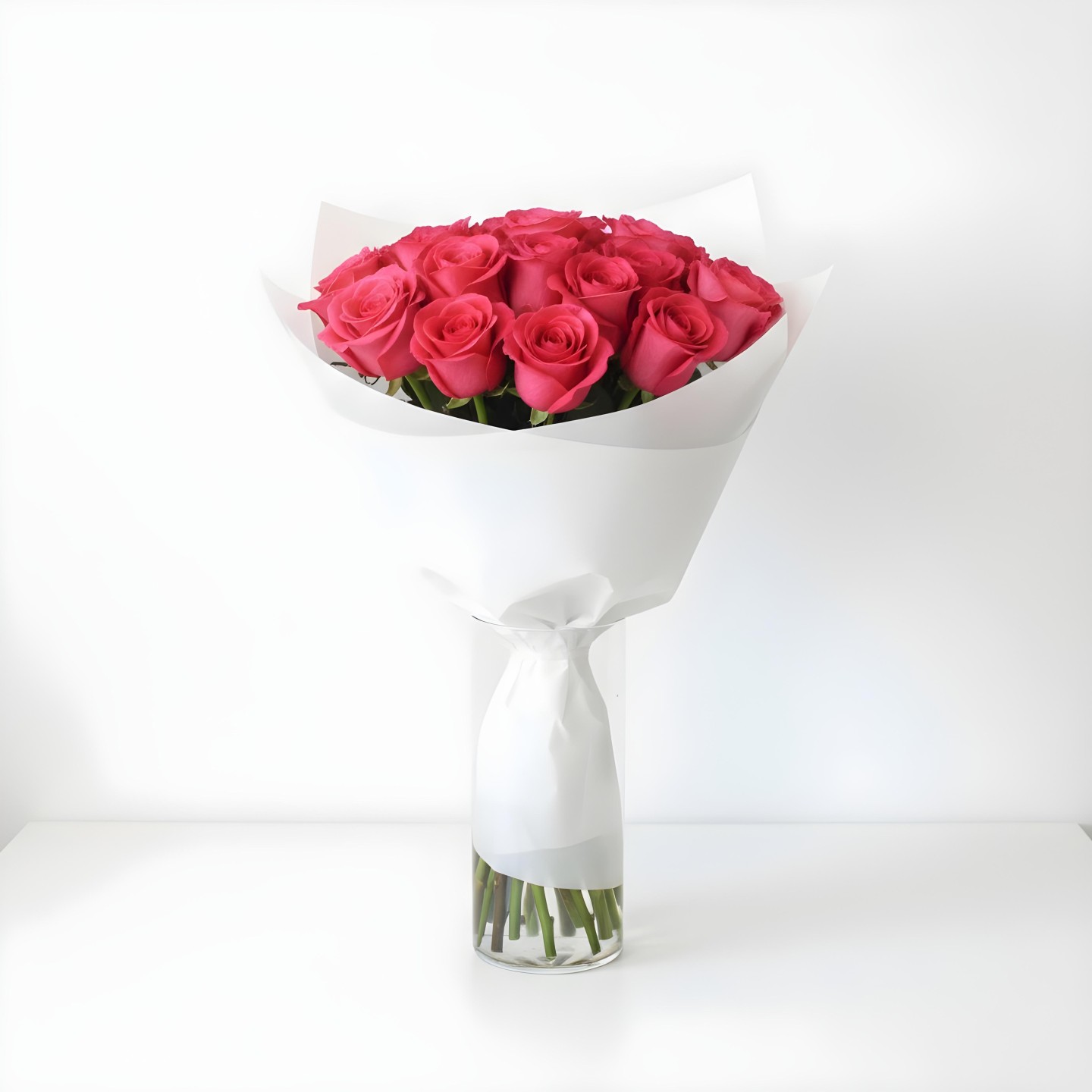 18 Pink Floyd Roses Pink Floyd Roses Bouquet (12–48 Stems)