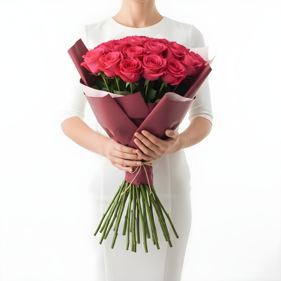 Pink Floyd Roses Bouquet (12–48 Stems)