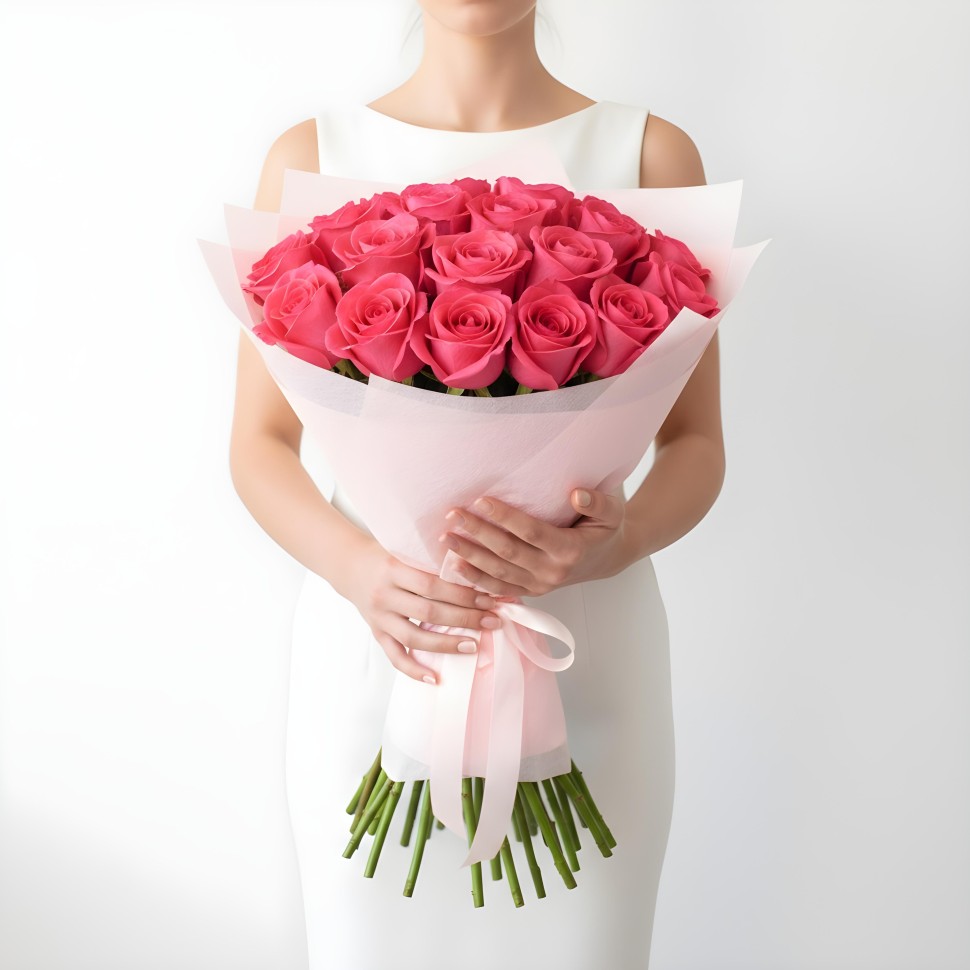 Pink Floyd Roses Bouquet (12–48 Stems)