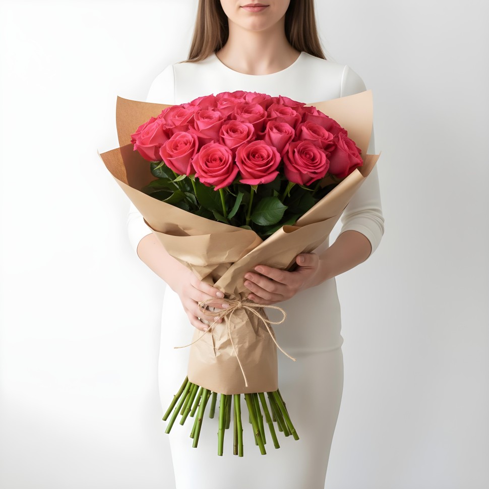 Pink Floyd Roses Bouquet (12–48 Stems)