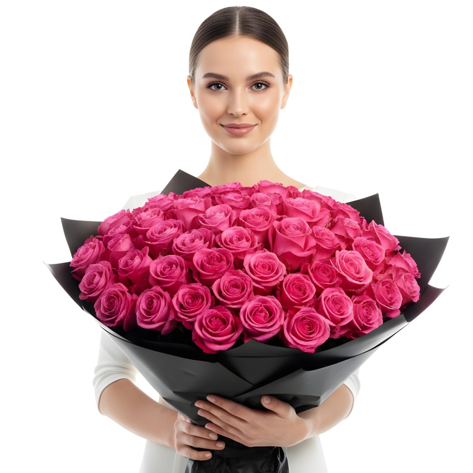 Pink Floyd Roses Bouquet (12–48 Stems)