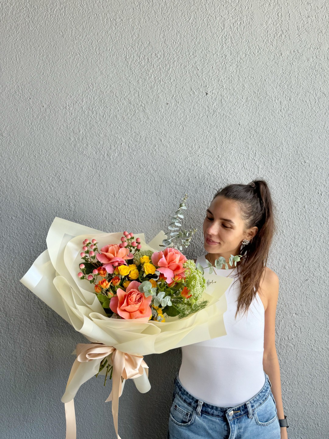 Sunshine Sutton Hand Tied Bouquet