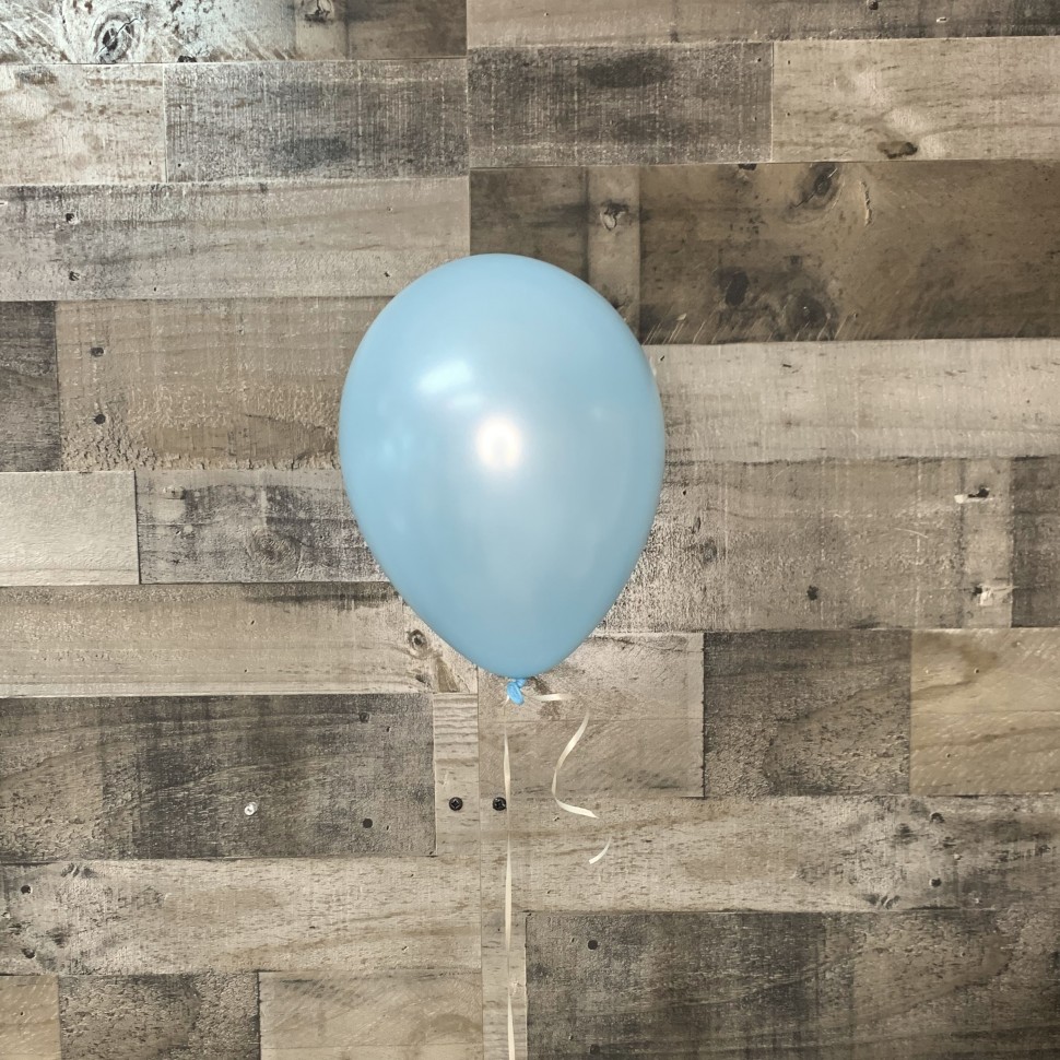 Light Blue Latex Balloon 11"