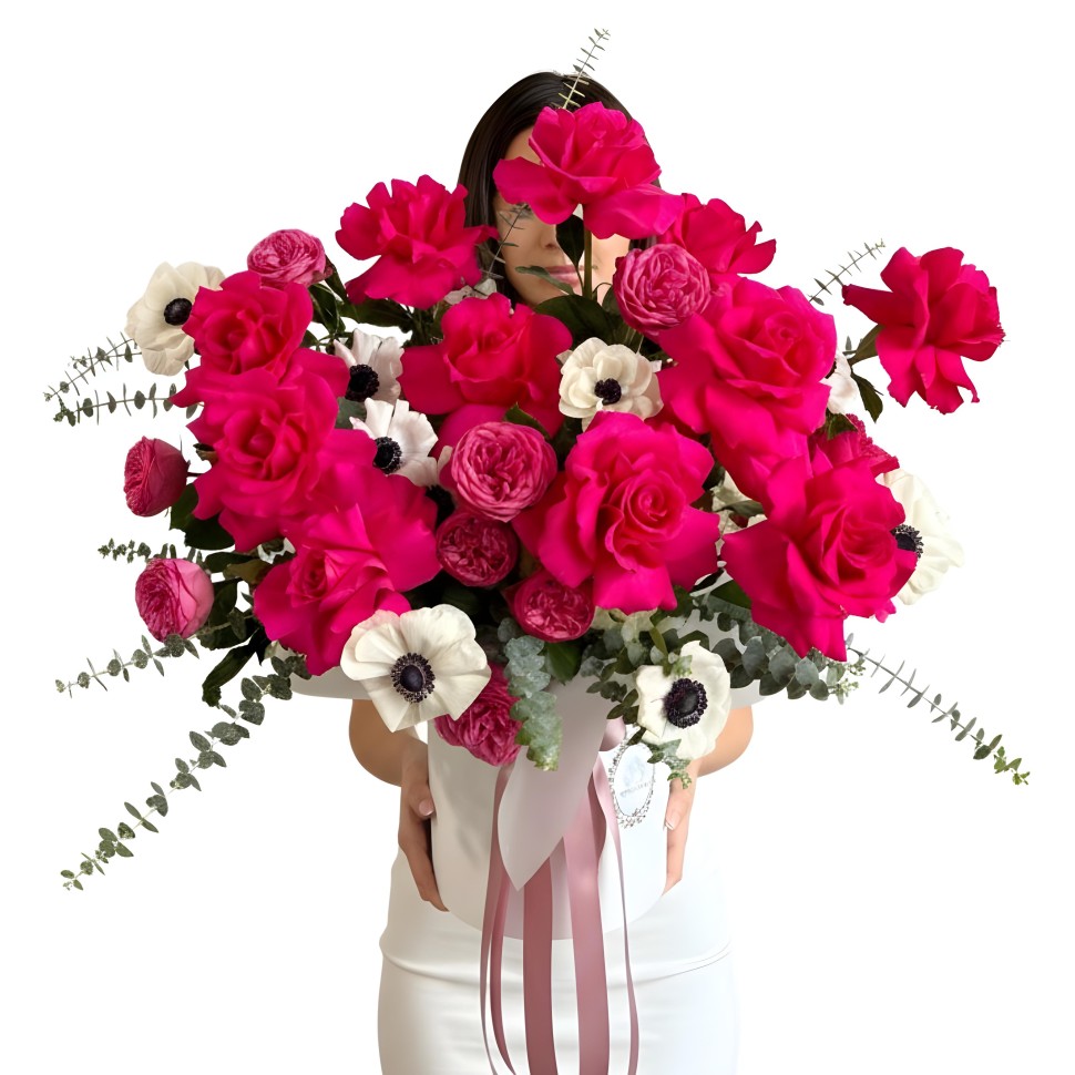 Brynn Fresh Flower Box (Roses, Garden Roses, Anemone)