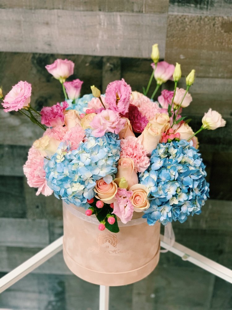 bocbok 복복 PRESSED FLOWER JERSEY TOP BLUE bocbok 복복 PRESSED FLOWER JERSEY TOP BLUE BOCBOK Dot Flower