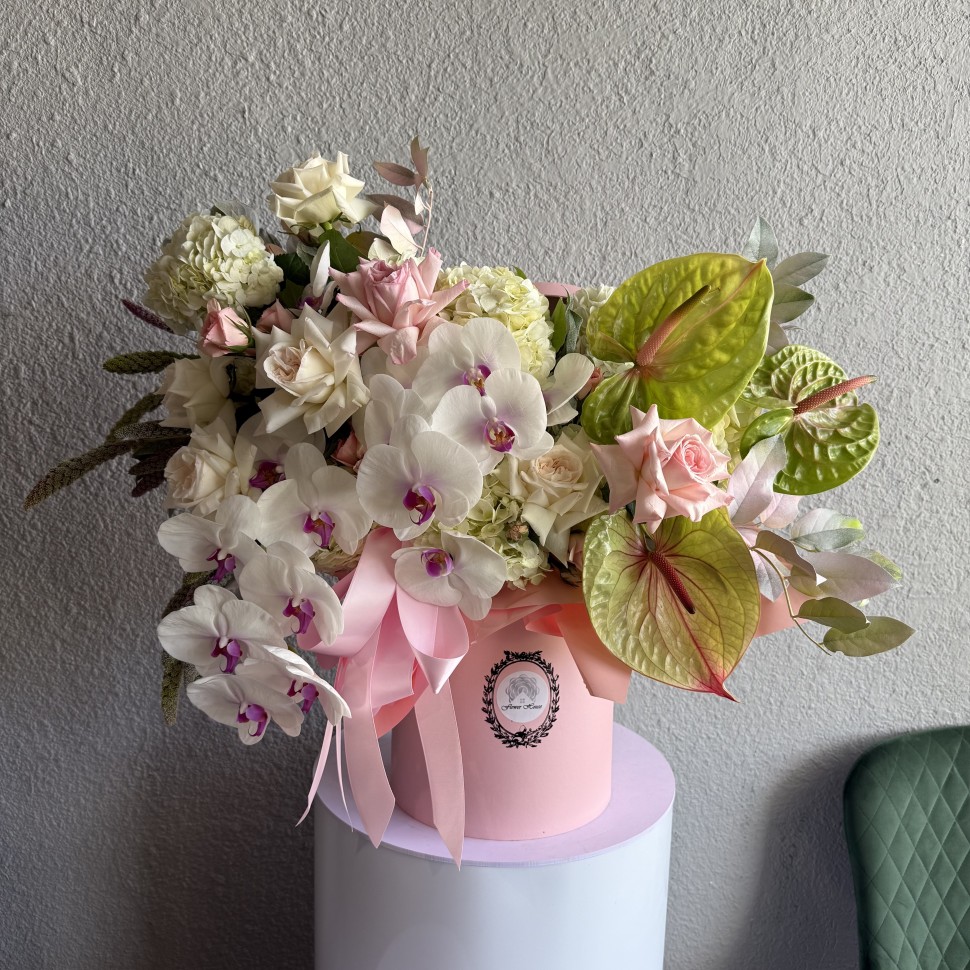 Green Madison Fresh Flower Box