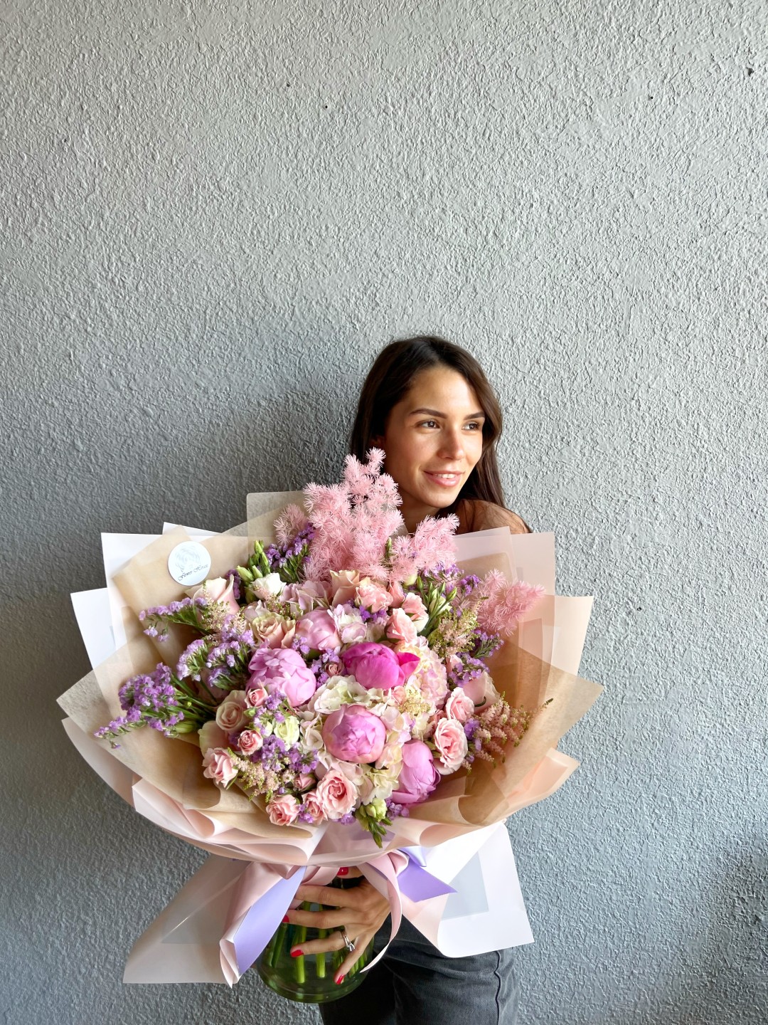 Sweet Stevie Hand Tied Flower Bouquet