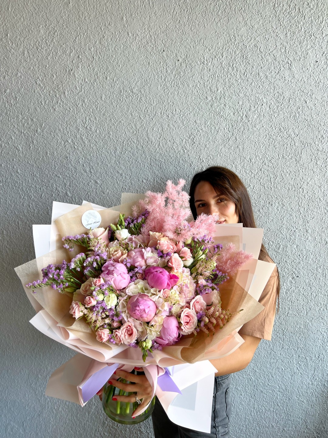 Sweet Stevie Hand Tied Flower Bouquet