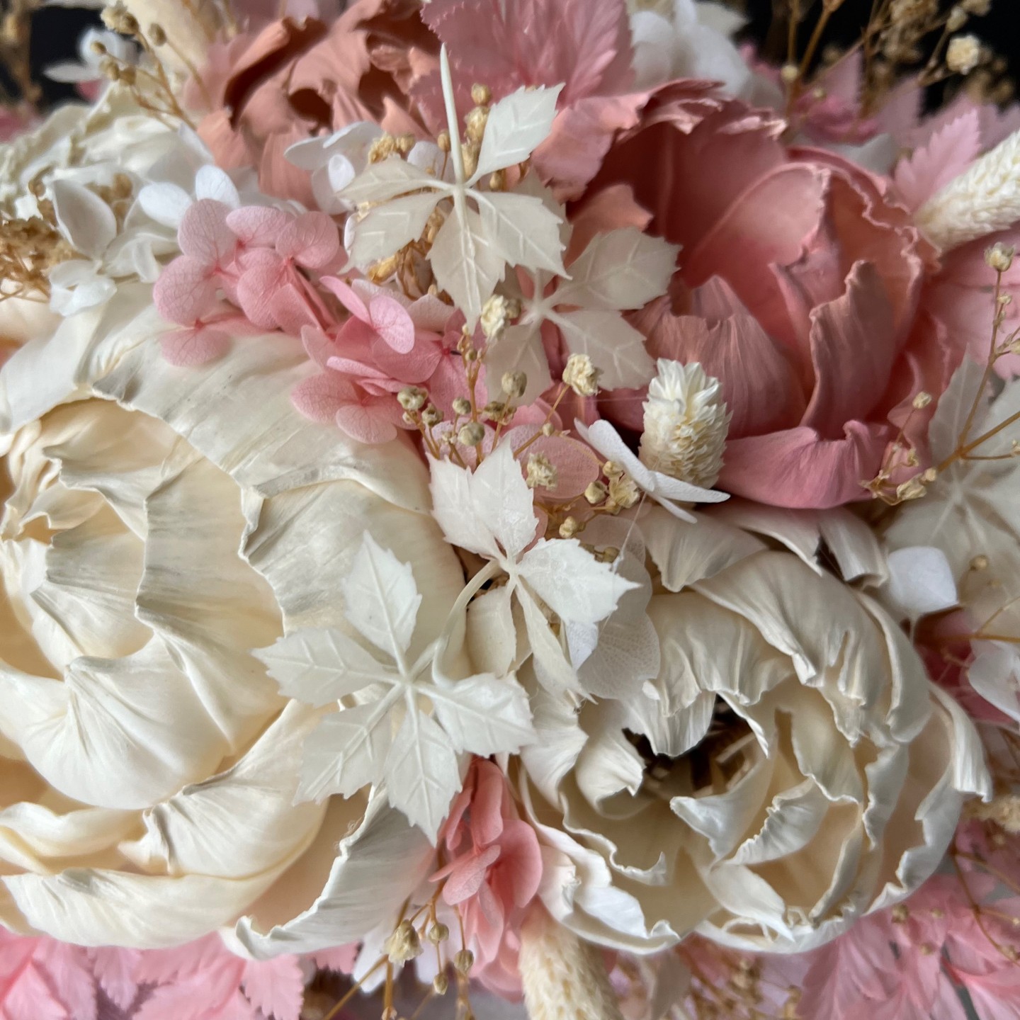 SOFIA collection sola wood peonies box SOFIA collection sola wood peonies box