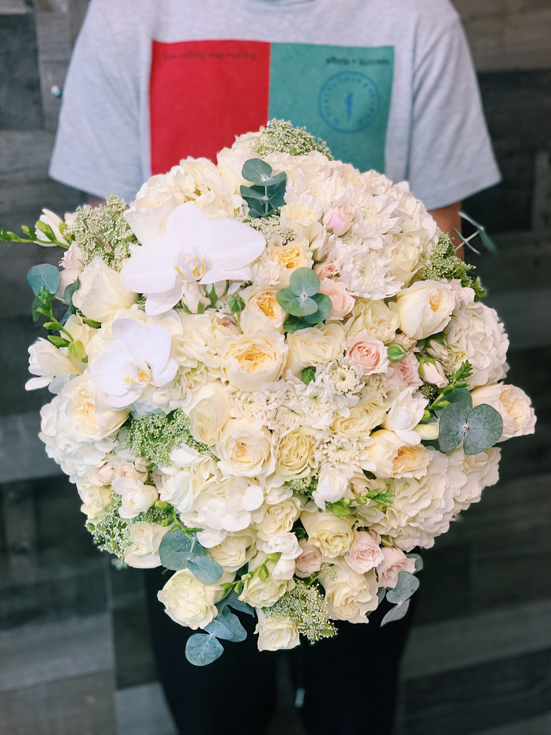 Purity Hand-Tied Flower Bouquet