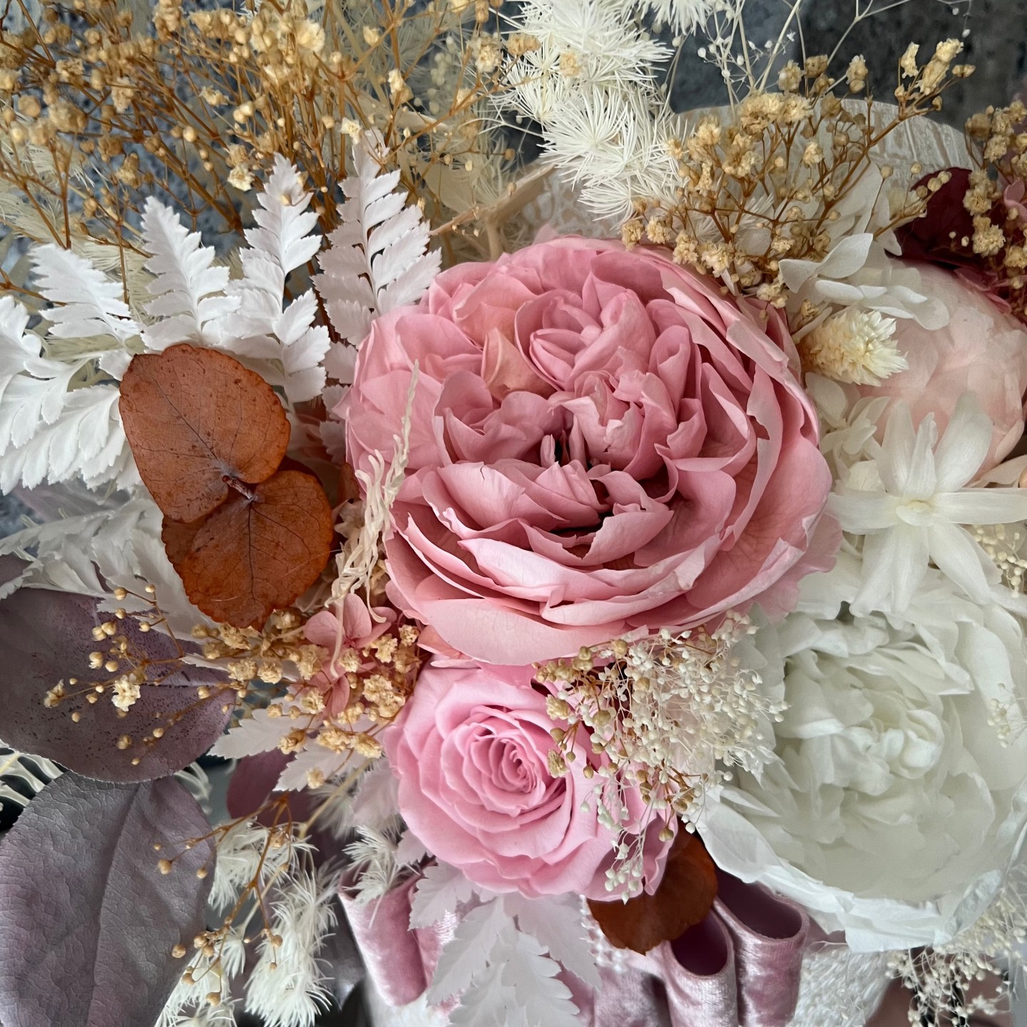 KELLY collection Large Preserved Peonies and ranunculus Box