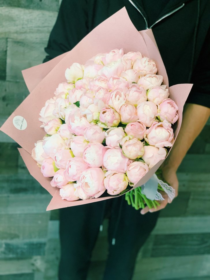 Blush Peonies Hand-Tied Bouquet
