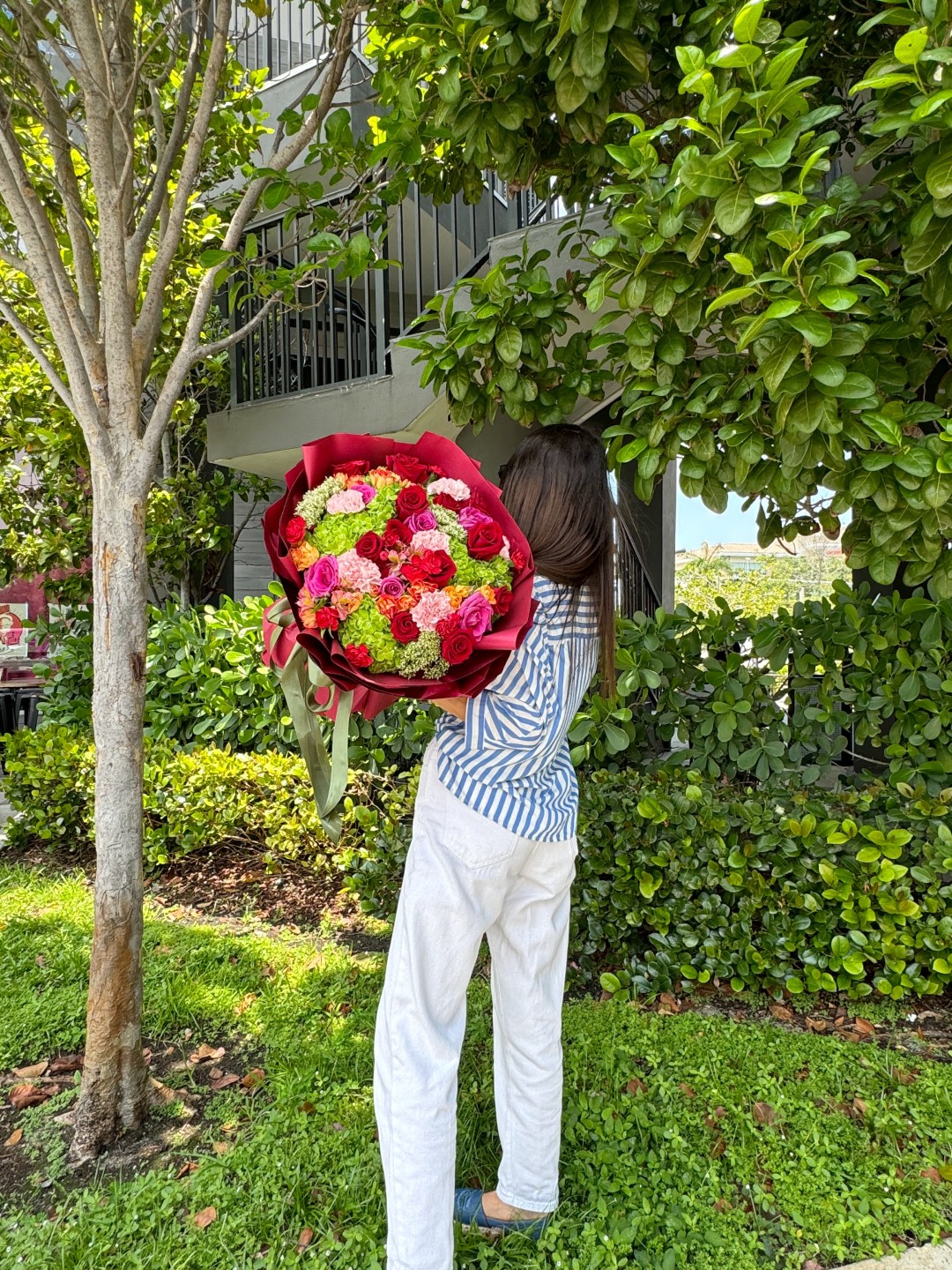 Adira Hand-Tied Flower Bouquet