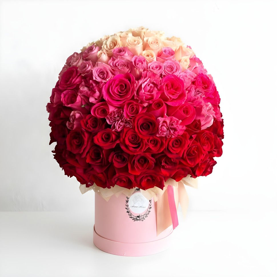 140 Ombre Roses Box