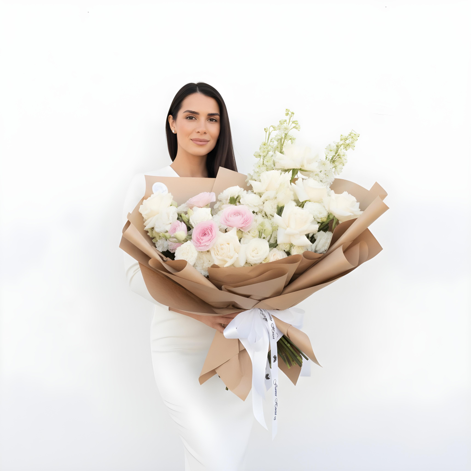 Pure Mercy Hand Tied Fresh Flower Bouquet