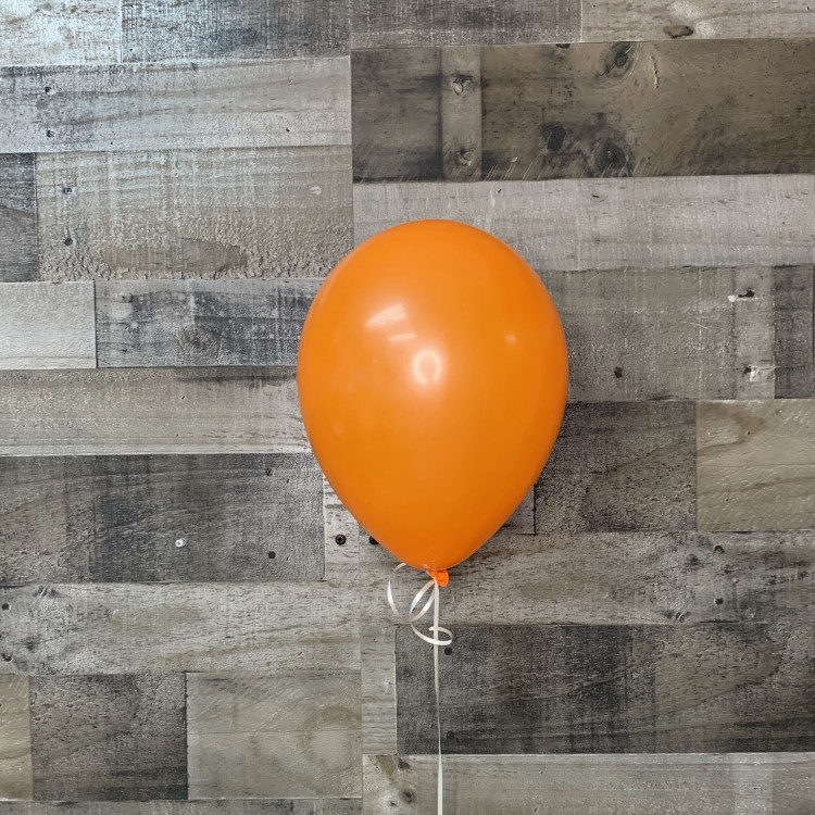 Orange Latex Balloon 11"