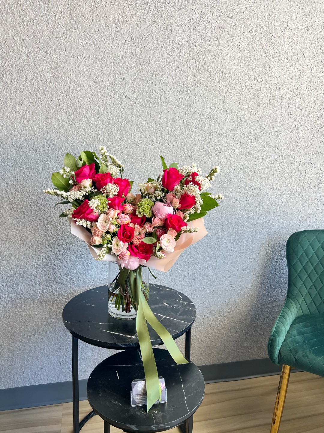 Juliet Heart Hand Tied Bouquet